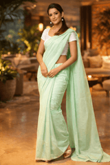 Embroider Detailed Cotton Saree