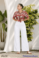 Akasi High Waist Linen Pant