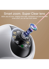 Yesido KM11 3.0MP Day & Night Smart 2.4G WIFI CCTV Camera