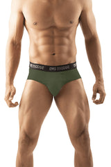Moose Men’s Brief – Dark Leaf