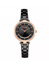 Curren Women's Black Strap Watch