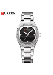 Curren Silver Color Black Dial Women's Watch