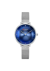 Curren Silver Color Blue Dial Women's Watch