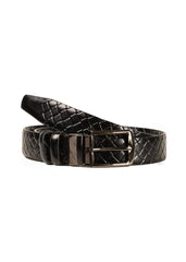 Leather Menswear Belt - Black