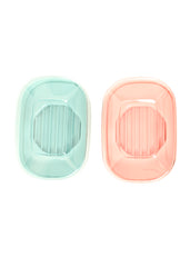 Printed Plastic Soap Case - 2 Pcs