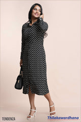 Tendenza Noelle Print Stretch Dress