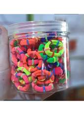 Hair Elastic Band Box With Various Colors