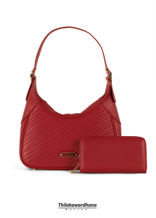 Chrisbella Imported Leather Hand Bag