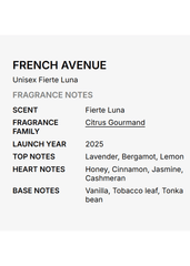 French Avenue Unisex Fierte Luna EDP - 80ML