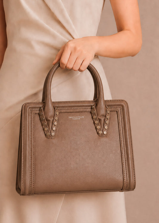 Imported Leather Hand Bag