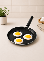 Bristo Platinum Three Cavity Egg Pan - 30CM