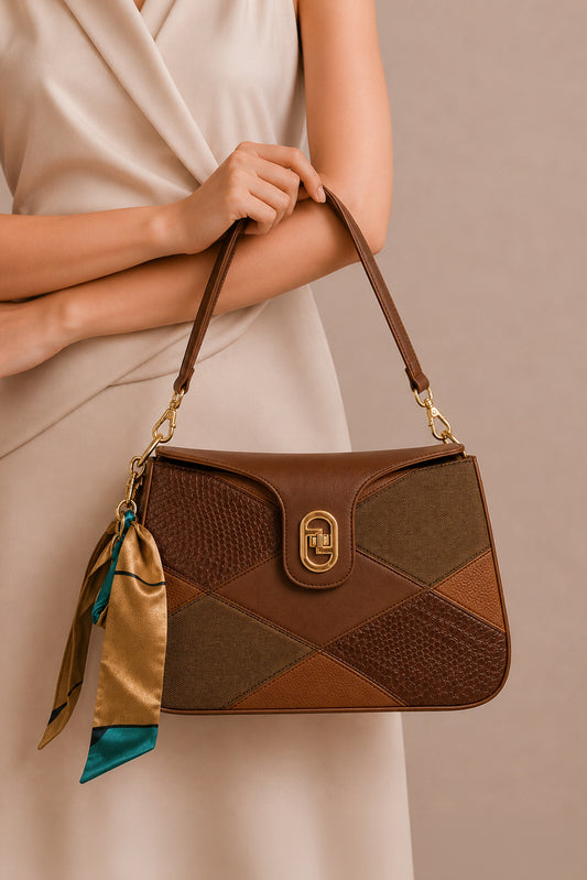 Imported Leather Hand Bag