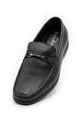 Caliber Executive Textured Loafer Leather Shoe