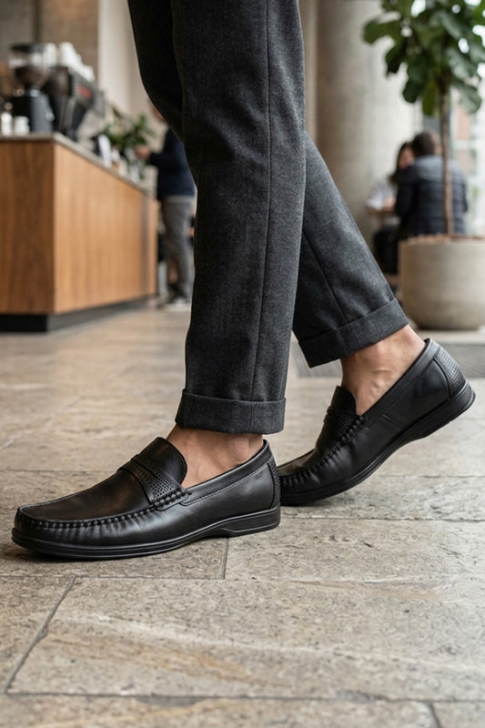 Caliber Executive Loafer Leather Shoe