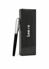 LEAVO Premium Silver & Black Rollerball Pen