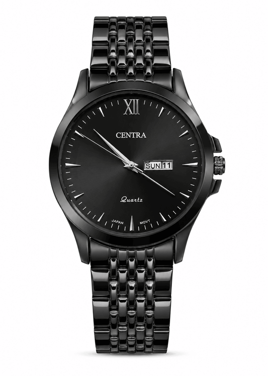 Centra Men's Black Quartz Watch