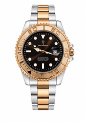 Poedagar Men's Two-Tone Quartz Analog Watch