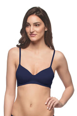 Amante Carefree Casuals Bra - Medieval Blue