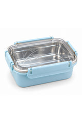 Stainless Steel Lunch Box with Secure Locking Lid