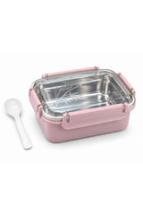 Stainless Steel Lunch Box with Secure Locking Lid
