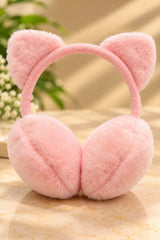 Soft Plush Pink Earmuffs – Cozy Comfort & Cute Style
