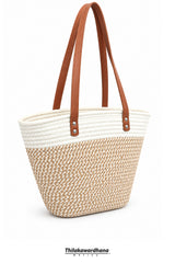 Classic Woven Shoulder Bag