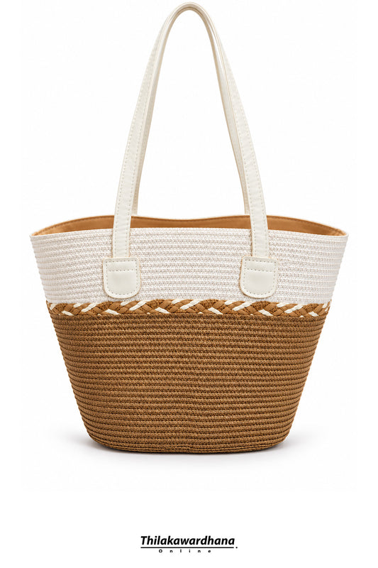 Classic Textured Shoulder Bag