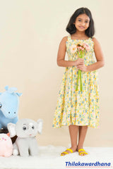 Lily Smocked Printed Frock