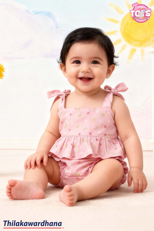 T Tots Bloomer Romper 2pcs Set