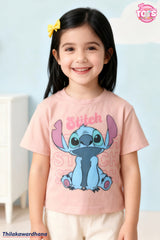 T Tots Stitch Girl T Shirt