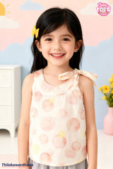 T Tots TienNeck Printed Halter Top