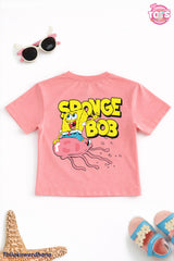 T Tots Printed Sponge Bob T Shirt
