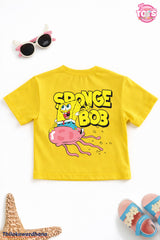 T Tots Printed Sponge Bob T Shirt