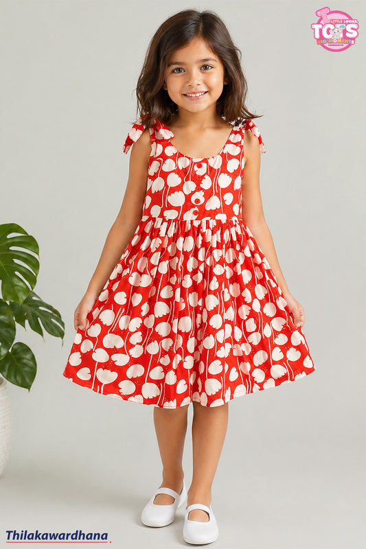 T Tots Detailed Button A Line Dress
