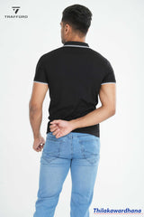 Contrast Detailed Classic Polo T Shirt