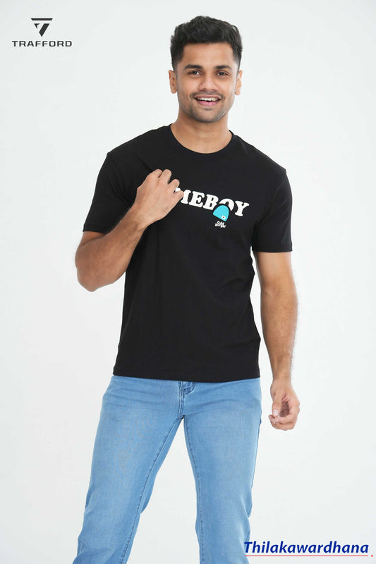 Graphic Printed Crew Neck T Shirt