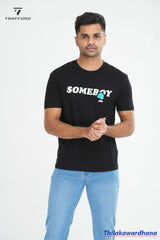 Graphic Printed Crew Neck T Shirt