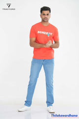 Graphic Printed Crew Neck T Shirt