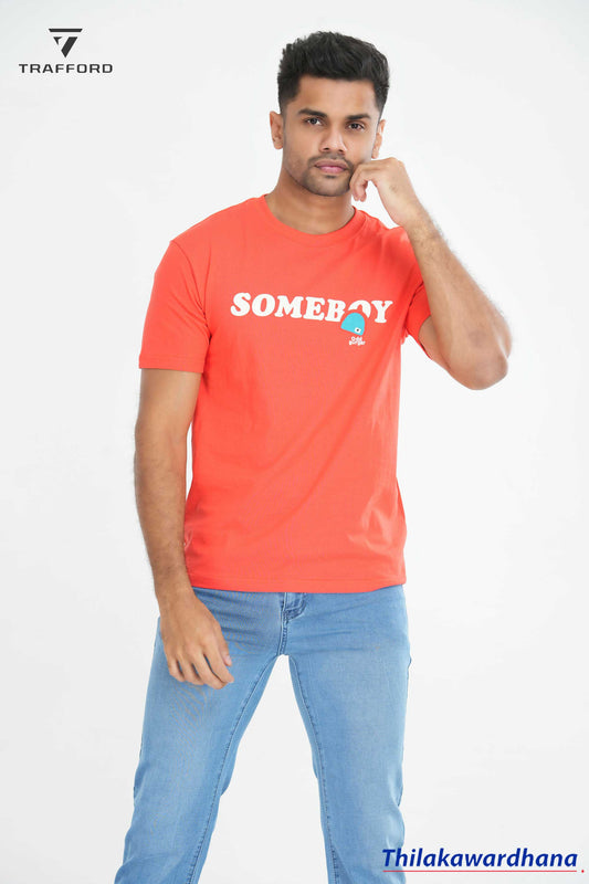 Graphic Printed Crew Neck T Shirt