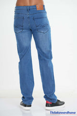 Men's Regular Fit Mid Washed Jean