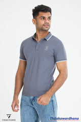 Contrast Detailed Classic Polo T Shirt