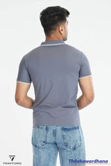 Contrast Detailed Classic Polo T Shirt