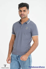 Contrast Detailed Classic Polo T Shirt