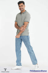 Trafford Textura Zip Polo T Shirt