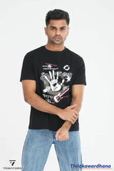 Graphic Printed Crew Neck T Shirt