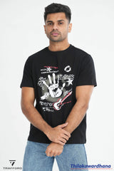 Graphic Printed Crew Neck T Shirt