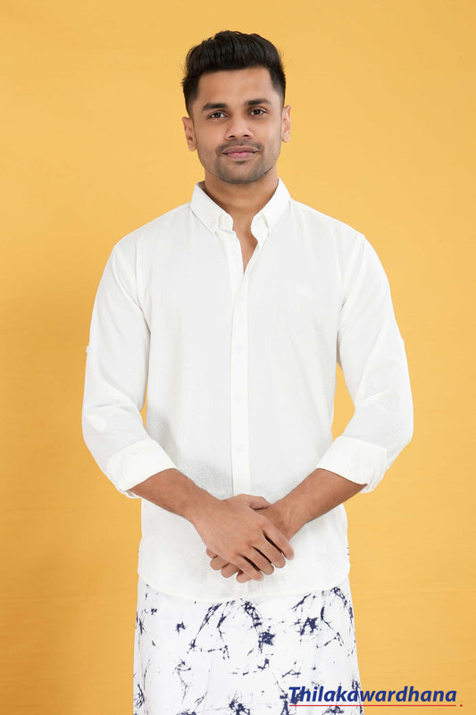 Long Sleeve Collared Shirt