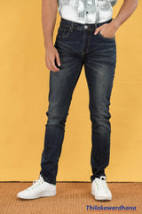 Men's Slim Fit Dark Washed Jean