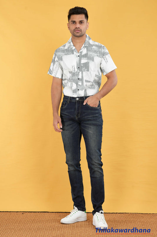 Men's Slim Fit Dark Washed Jean