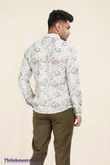 Printed Long Sleeve Shirt